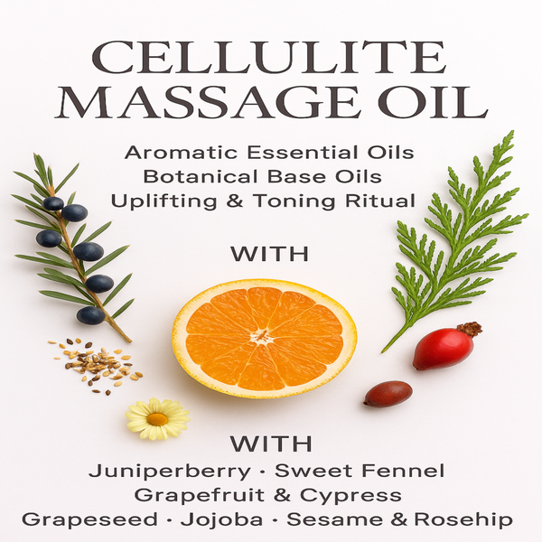 Cellulite Massage Oil, 100ml – Botanical Ritual for Silky, Glowing Skin