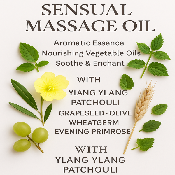 infographic for sensual massage oil