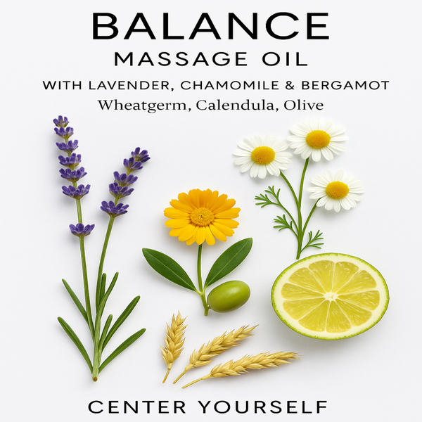 balance massage oil infgraohic