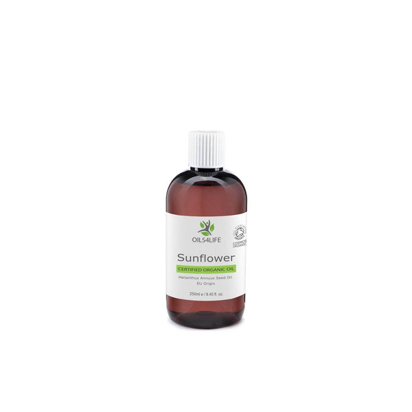 Sunflower Oil, Refined Organic Carrier Oil - Helianthus Annuus Seed Oil - Oils4Life