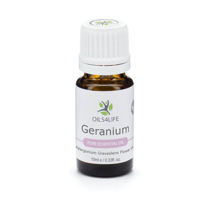 Geranium Essential Oil, Egyptian - Pelargonium Graveolens Flower Oil - Oils4Life
